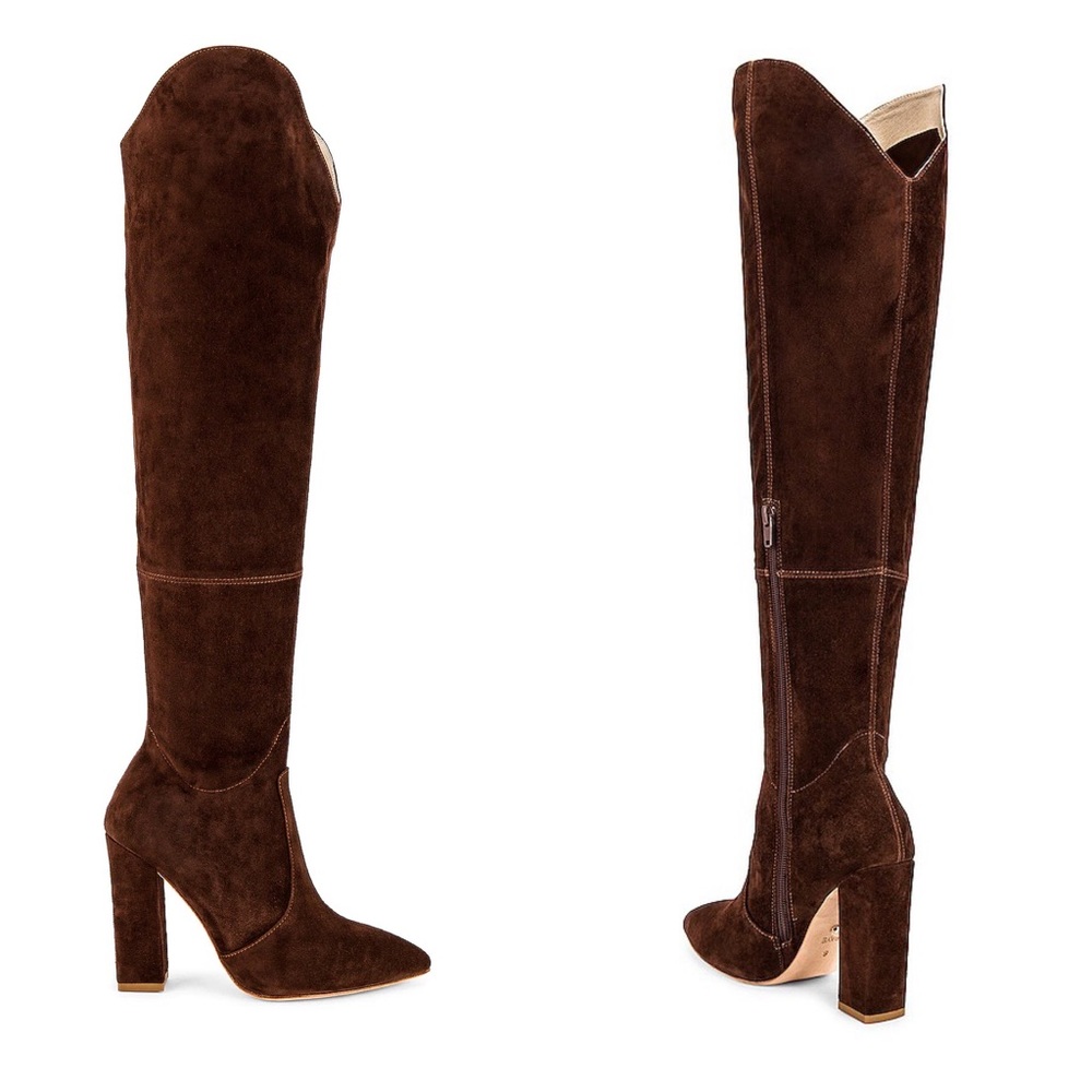 RAYE NWOT Outlaw Boot in Dark Brown